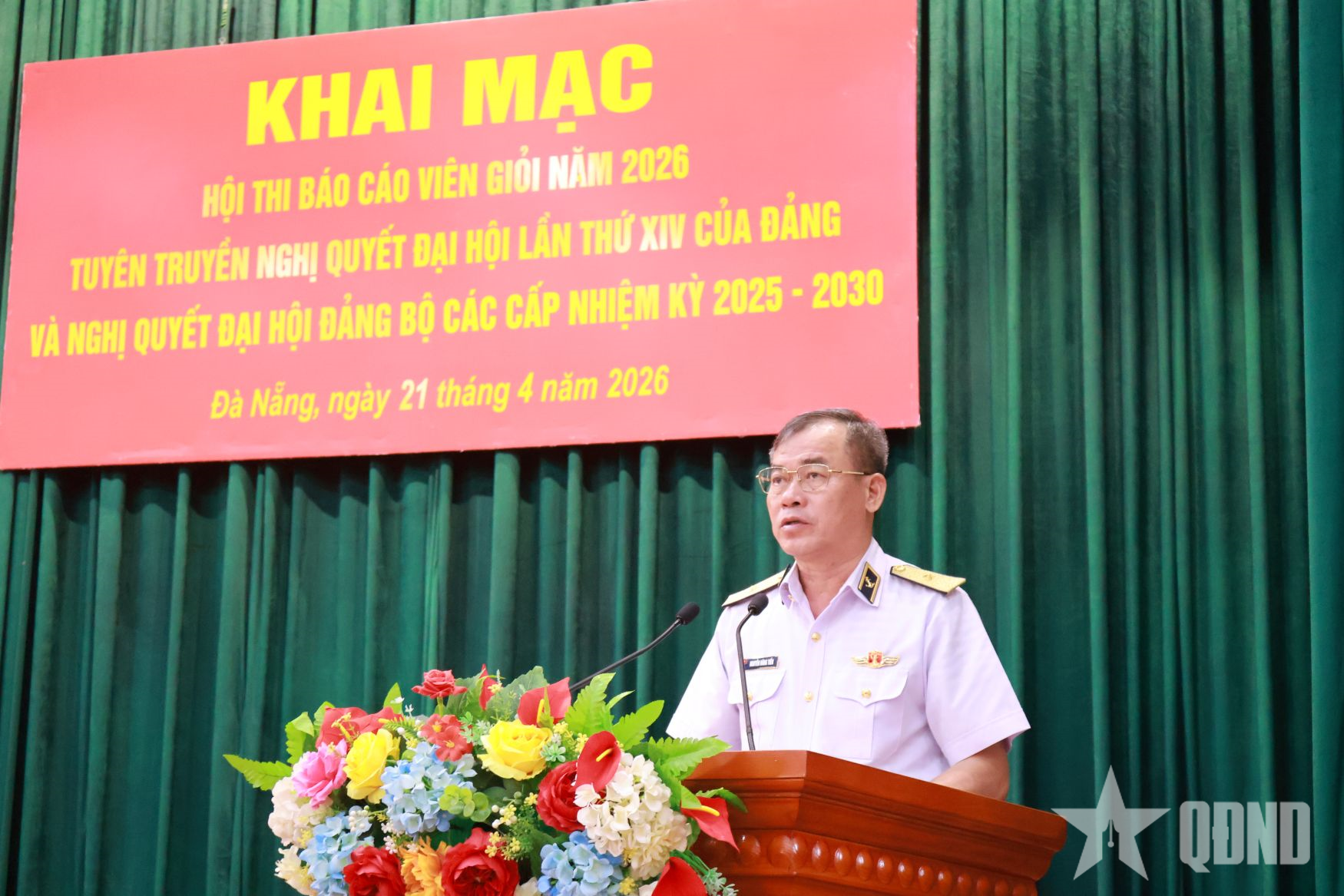 Vùng 3 Hải quân: Khai mạc hội thi báo cáo viên giỏi năm 2026